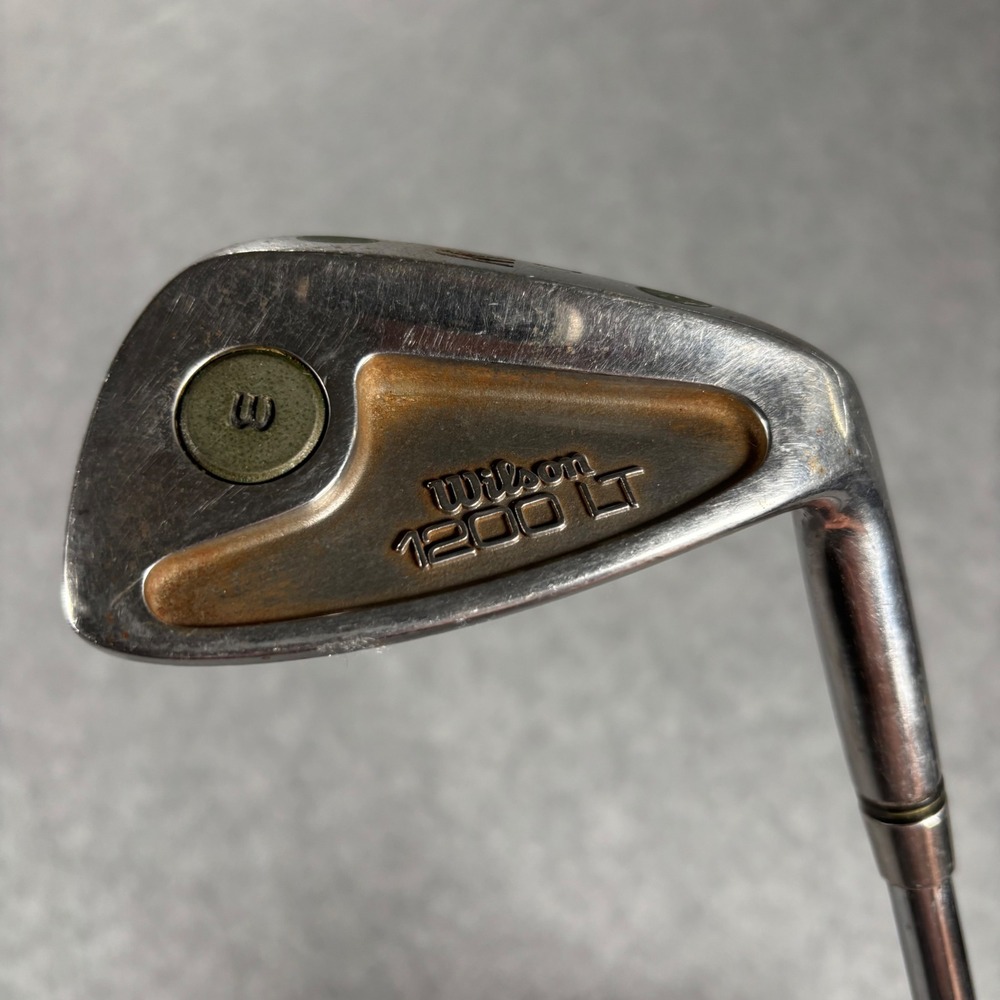 Wilson 1200 LT Pitching Wedge Mens 35.5" Silver Good PW Steel Shaft RH